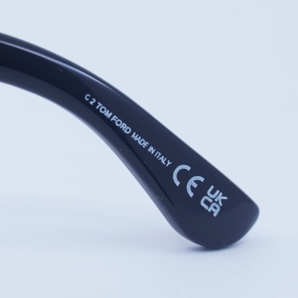 Tom Ford Marilyn FT1037 01B Sunglasses Black Square Frame, Smoke Lenses - Picture 8 of 10